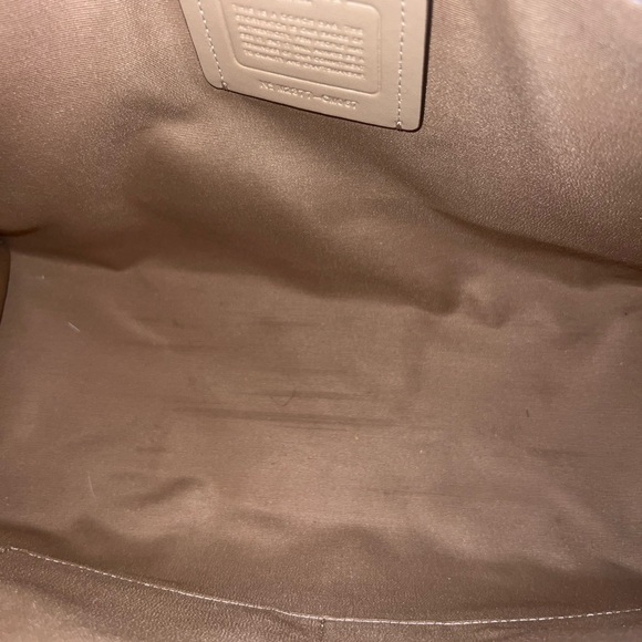Coach White and Tan Briefcase with Modern Design. NWOT - Picture 7 of 9